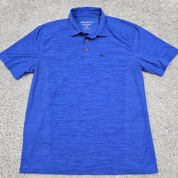 Tommy Bahama Shirt Mens Medium Blue *Lot of 2* Island Zone Pullover Short Sleeve - Picture 9 of 13